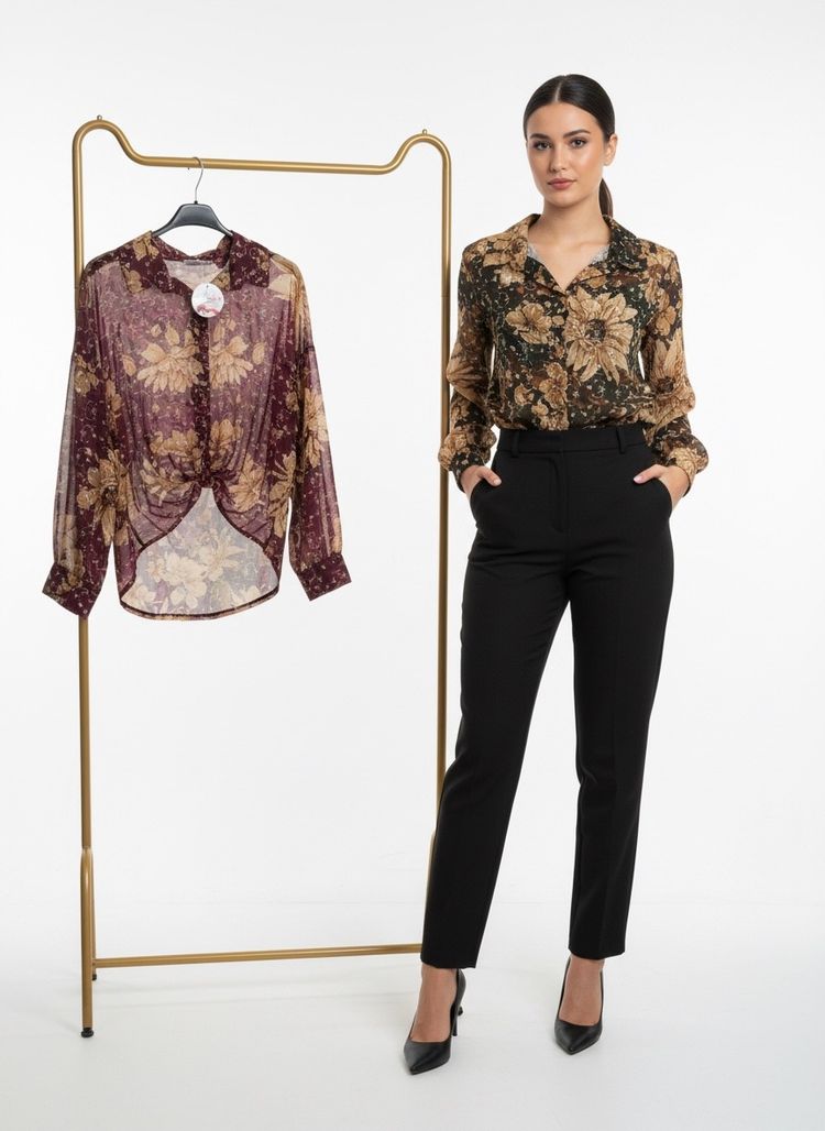 Other floral long sleeve blouse product image